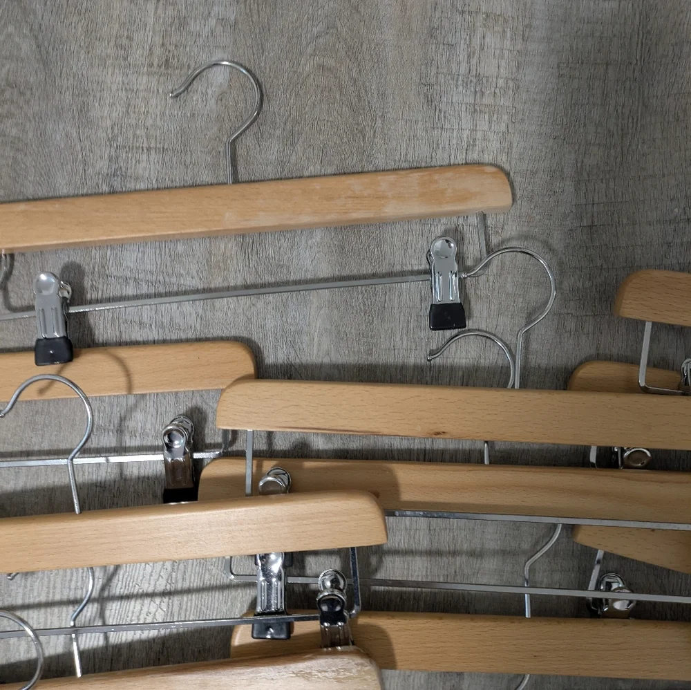 Ted Baker Natural Wood Skirt And Pants Hangers 20 Count